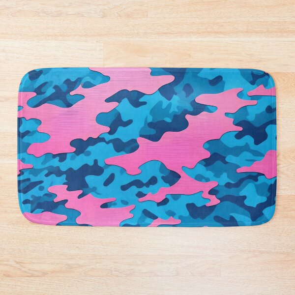 Item preview, Pink Blue Camouflage Pattern designed and sold by TheArtOfPat.