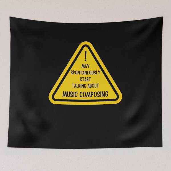 Item preview, May spontaneously start talking about music composing designed and sold by annoying-shirts.