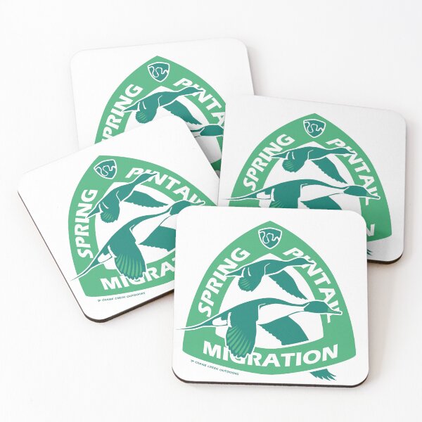 Item preview, Spring Pintail Migration, Turquoise Triangle designed and sold by CraneCreek.
