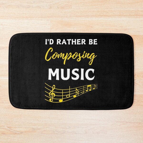 Item preview, I'd rather be composing music designed and sold by annoying-shirts.