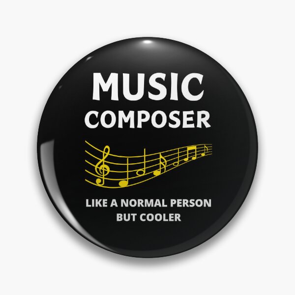 Item preview, Music composer like a normal person but cooler designed and sold by annoying-shirts.