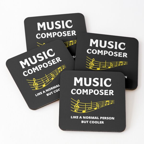 Item preview, Music composer like a normal person but cooler designed and sold by annoying-shirts.