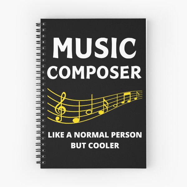 Item preview, Music composer like a normal person but cooler designed and sold by annoying-shirts.