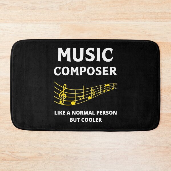 Item preview, Music composer like a normal person but cooler designed and sold by annoying-shirts.