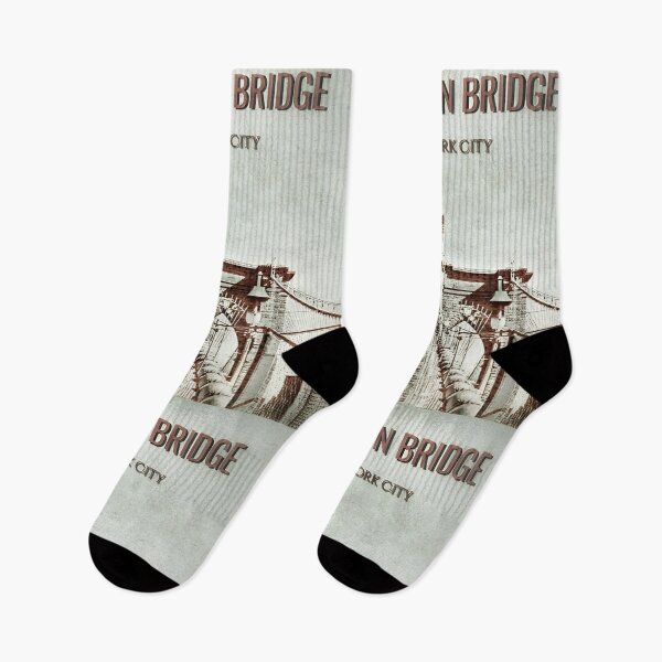 Item preview, Brooklyn Bridge Poster designed and sold by Pretty-Bird.
