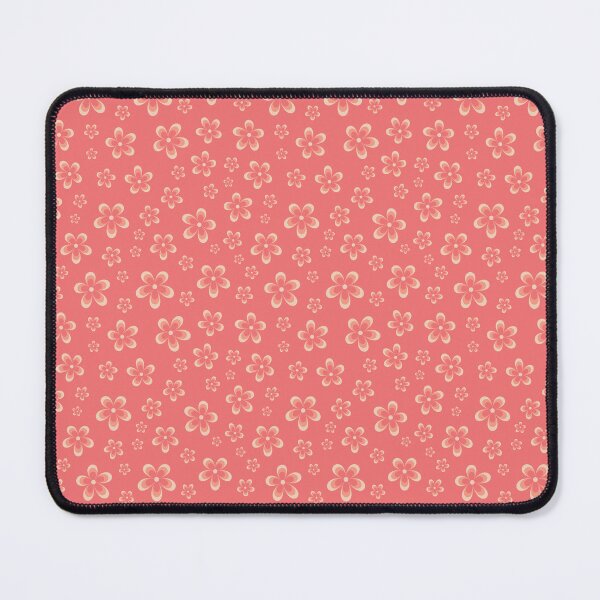 Item preview, Pantone 2024 Peach Fuzz Psychedelic Flower Power Pattern designed and sold by ClaudiaFlores.
