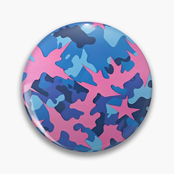 Item preview, Pink Blue Camouflage Pattern designed and sold by TheArtOfPat.