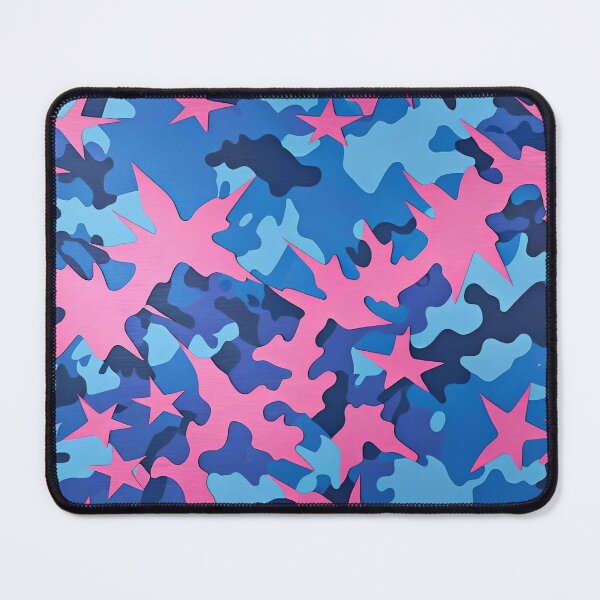 Item preview, Pink Blue Camouflage Pattern designed and sold by TheArtOfPat.