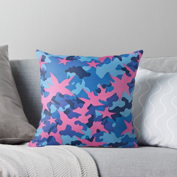 Item preview, Pink Blue Camouflage Pattern designed and sold by TheArtOfPat.