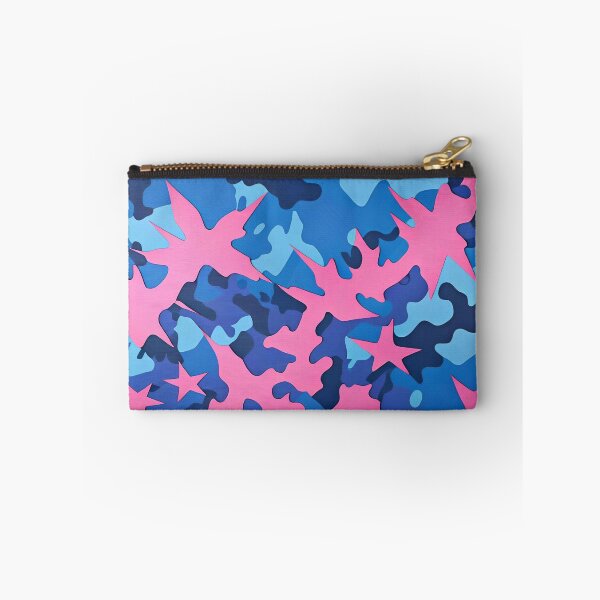 Item preview, Pink Blue Camouflage Pattern designed and sold by TheArtOfPat.