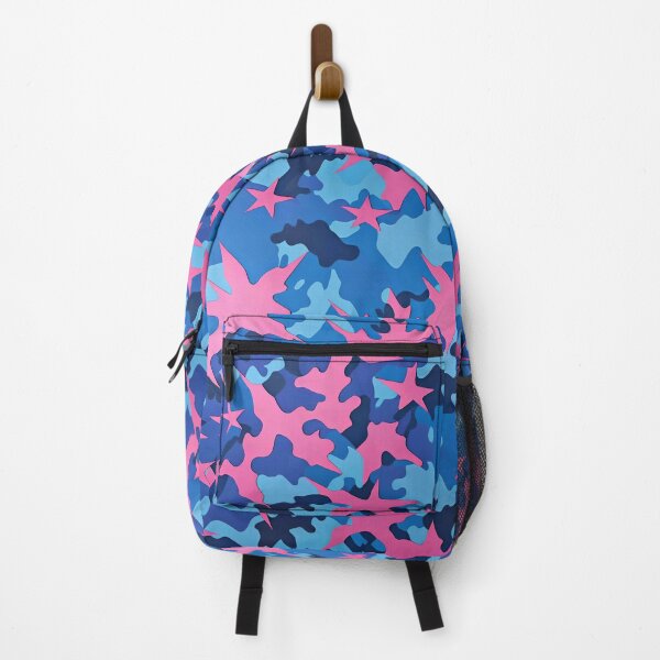 Item preview, Pink Blue Camouflage Pattern designed and sold by TheArtOfPat.