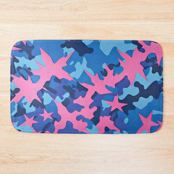 Item preview, Pink Blue Camouflage Pattern designed and sold by TheArtOfPat.