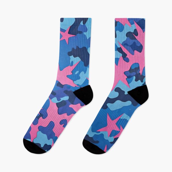 Item preview, Pink Blue Camouflage Pattern designed and sold by TheArtOfPat.