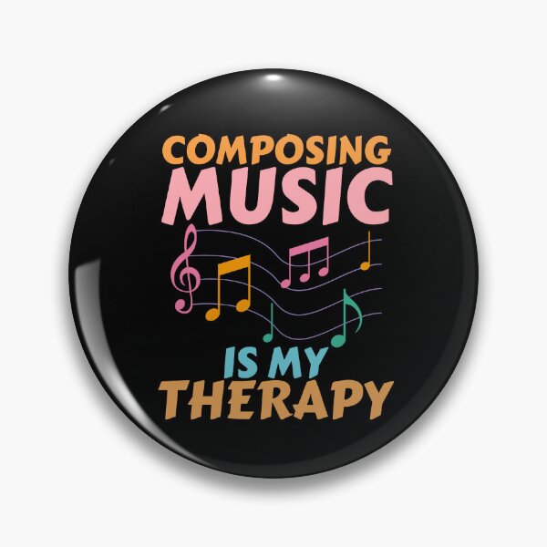 Item preview, Composing music is my therapy designed and sold by annoying-shirts.