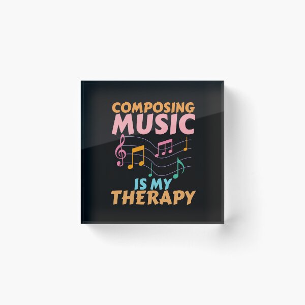 Item preview, Composing music is my therapy designed and sold by annoying-shirts.