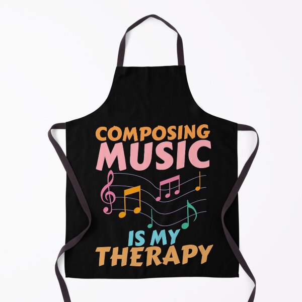 Item preview, Composing music is my therapy designed and sold by annoying-shirts.