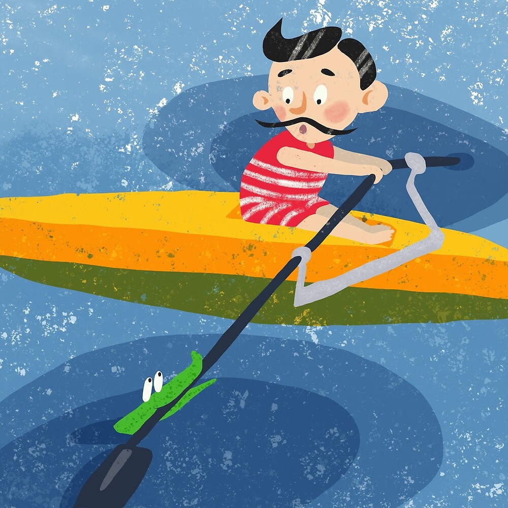 "Rowing accident" by NatalyTsebro Redbubble