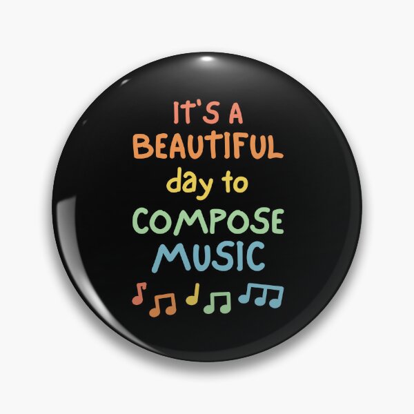 Item preview, It's a beautiful day to compose music designed and sold by annoying-shirts.