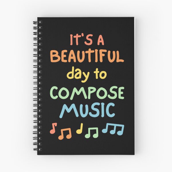Item preview, It's a beautiful day to compose music designed and sold by annoying-shirts.