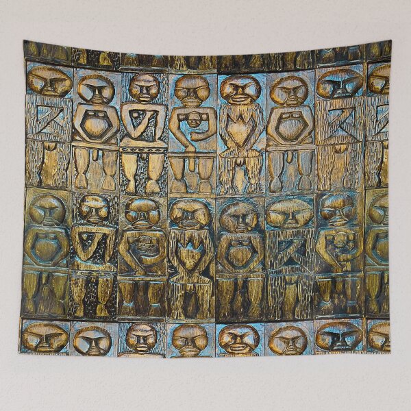 Item preview, Tribal African figurative Art work - 7032 x 5274px, 300 dpi designed and sold by Bruno Beach.
