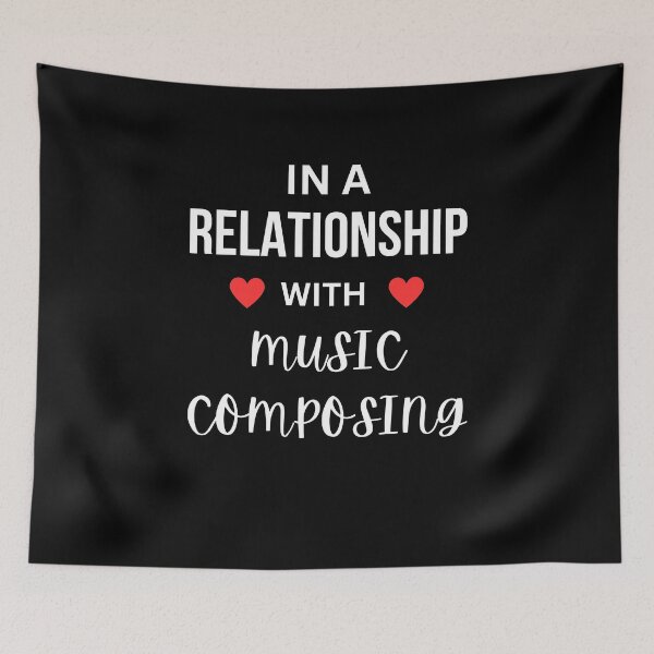Item preview, In a relationship with music composing designed and sold by annoying-shirts.