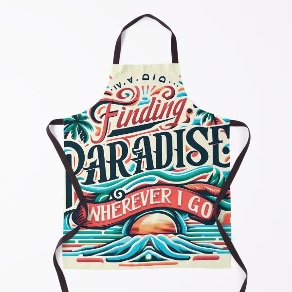 Item preview, Finding paradise wherever I go, typography designed and sold by maxmaj.