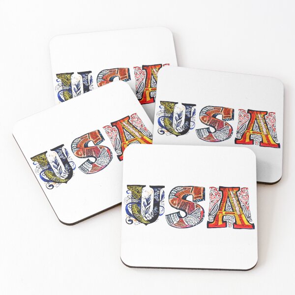 Item preview, Colorful USA Doodle Design - Vibrant and Rich Illustration designed and sold by ironpalette.