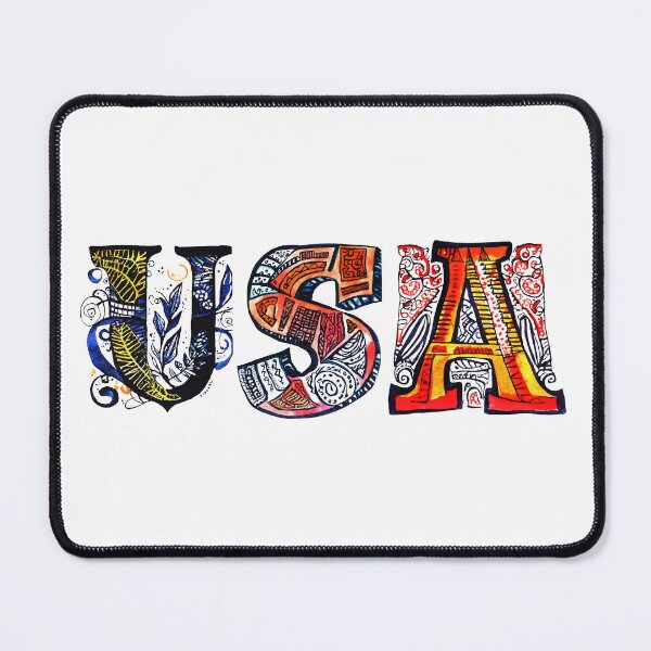 Item preview, Colorful USA Doodle Design - Vibrant and Rich Illustration designed and sold by ironpalette.