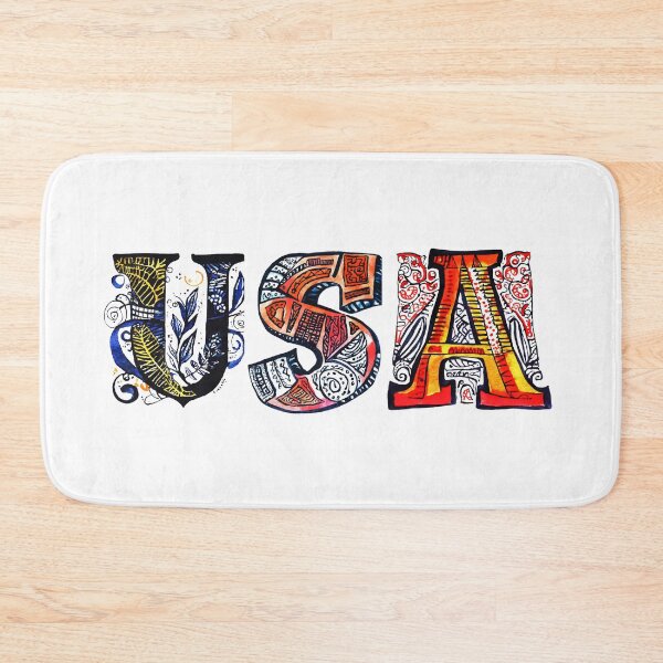 Item preview, Colorful USA Doodle Design - Vibrant and Rich Illustration designed and sold by ironpalette.