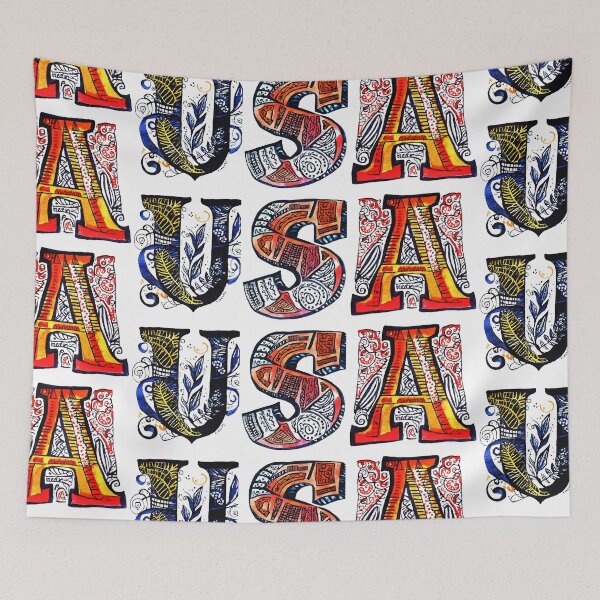 Item preview, Colorful USA Doodle Design - Vibrant and Rich Illustration designed and sold by ironpalette.