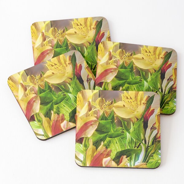 Item preview, Yellow and Red Flowers  designed and sold by PandLcreations.