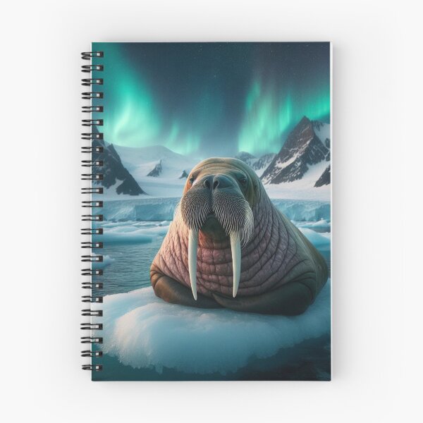 Item preview, Frosty Sentinel - Walrus in Arctic Watch designed and sold by ProgressMagnet.