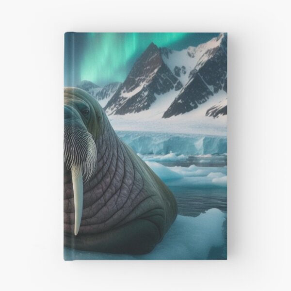 Item preview, Frosty Sentinel - Walrus in Arctic Watch designed and sold by ProgressMagnet.