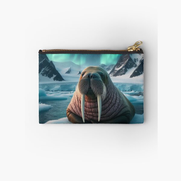 Item preview, Frosty Sentinel - Walrus in Arctic Watch designed and sold by ProgressMagnet.