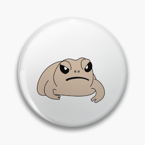 Item preview, Tiny Grumpy Desert Rain Frog - Brown, Tan designed and sold by FrogsAndGeese.