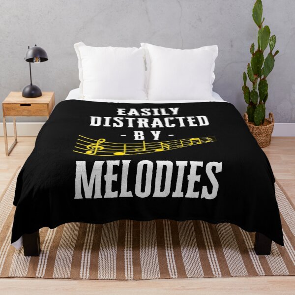 Item preview, Easily distracted by melodies designed and sold by annoying-shirts.