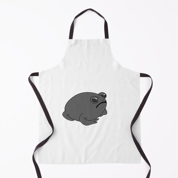 Item preview, Sad Rain Frog - Round, Gray designed and sold by FrogsAndGeese.