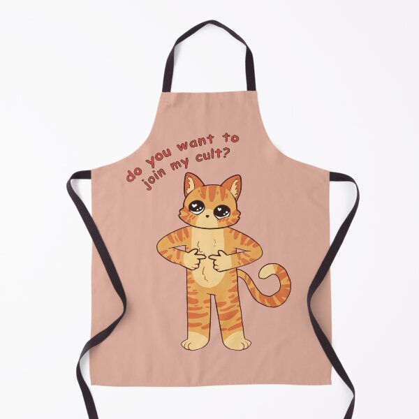 Item preview, orange cult cat designed and sold by papercreatyre.