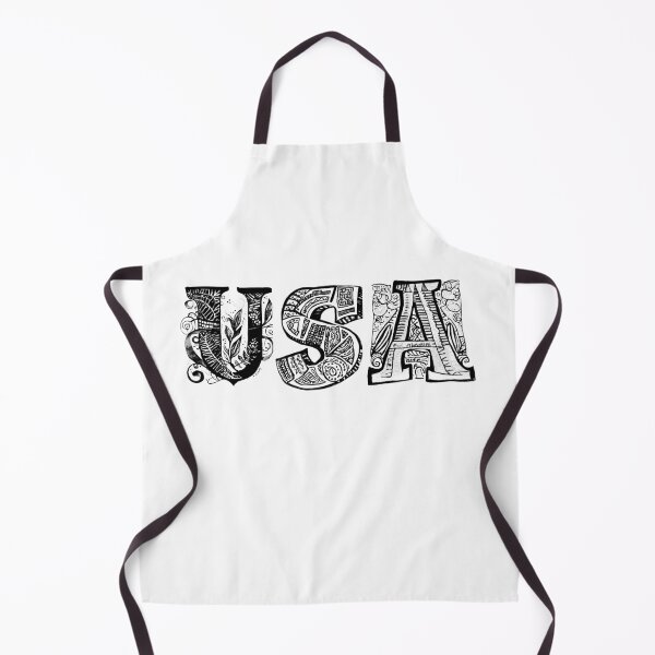 Item preview, blac white USA Doodle Design - Vibrant and Rich Illustration designed and sold by ironpalette.