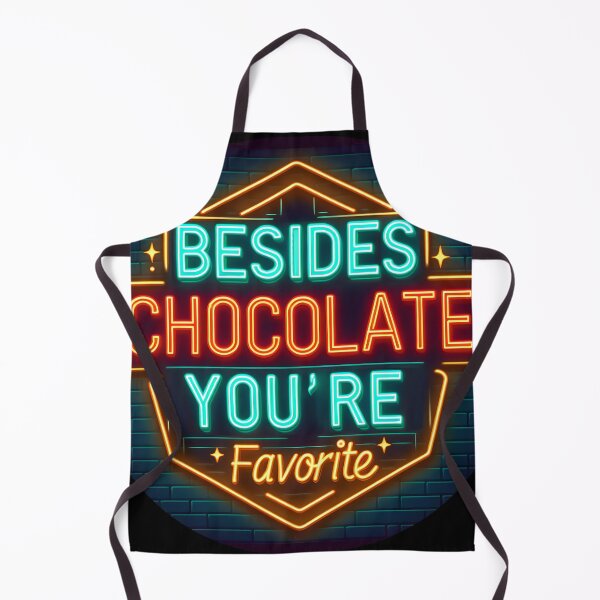 Item preview, Besides chocolate you’re favorite, typography, retro designed and sold by maxmaj.