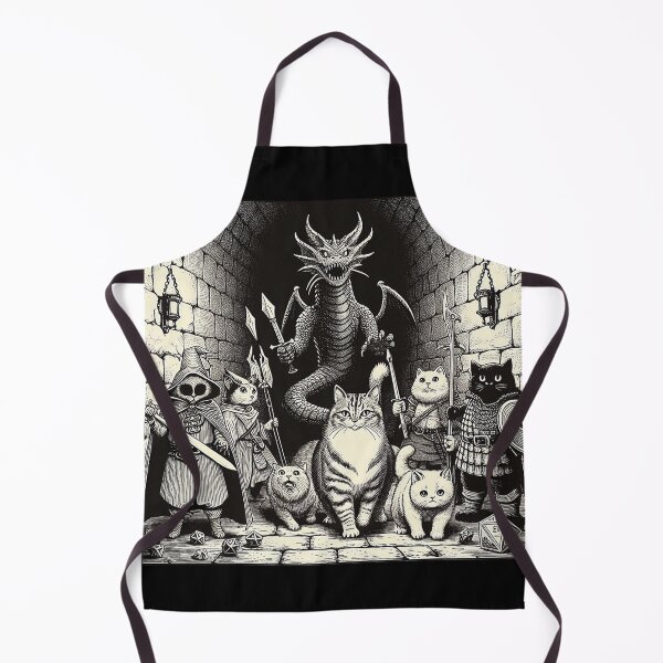 Item preview, DUNGEONS AND DRAGONS ROLEPLAYING RPG ADVENTURE CATS designed and sold by CinemaObscura.