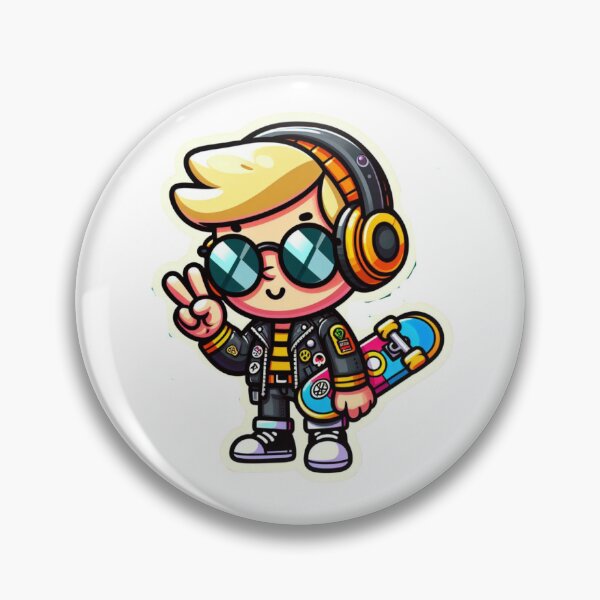 Item preview, Skateboard boy Sticker designed and sold by Jonathanrk.