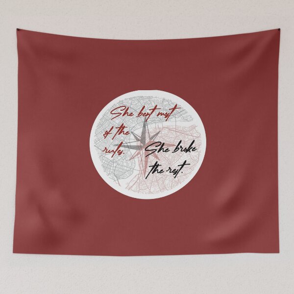 Item preview, She bent most of the rules. She broke the rest.  designed and sold by BookishCouture.