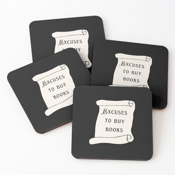 Item preview, Excuses To Buy Books Book Aesthetic Book Lovers Quote Bookish designed and sold by BookishSerena.