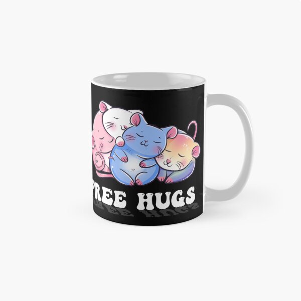 Item preview, Free Hugs Cuddling Rats designed and sold by TheColorfulQ.