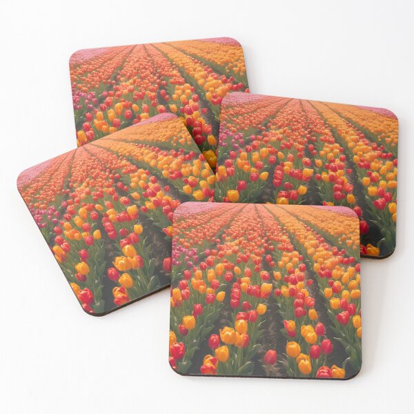 Item preview, Rows of colorful tulips designed and sold by perlphoto.