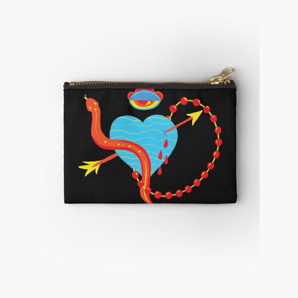 Item preview, Funky love heart with snake designed and sold by pinkyfish1010.