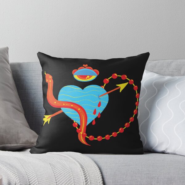 Item preview, Funky love heart with snake designed and sold by pinkyfish1010.