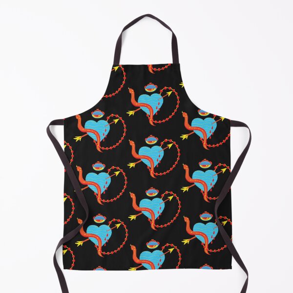 Item preview, Funky love heart with snake designed and sold by pinkyfish1010.