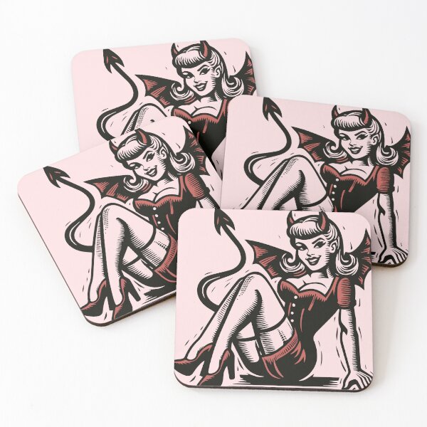 Item preview, Retro Devil Girl designed and sold by Texterns.